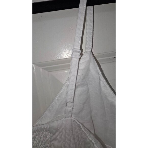 NWT A New Day White Textured Sleeveless Mini Dress Adjustable Straps For Women's - Picture 3 of 8